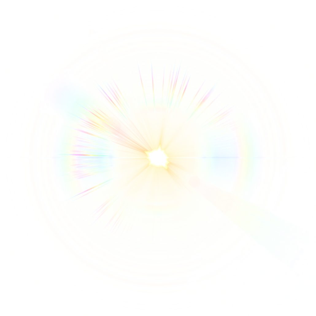 Lens flare light special effect